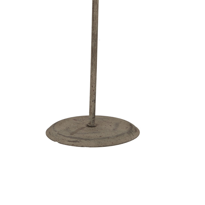 Large Whitewashed Rustic Angel On Stand