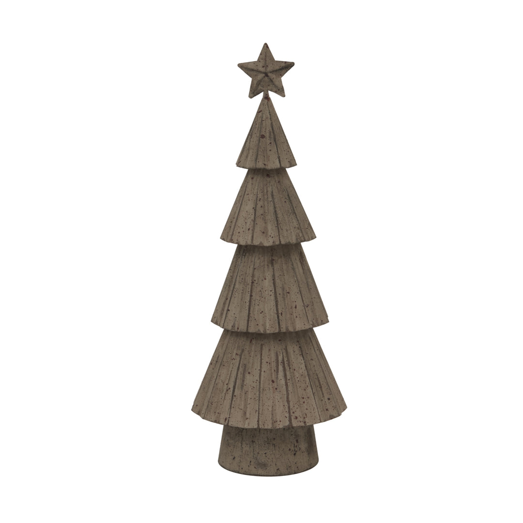 Rustic Bough Tree With Star - Decorative Home Accent for Seasonal Holiday Display