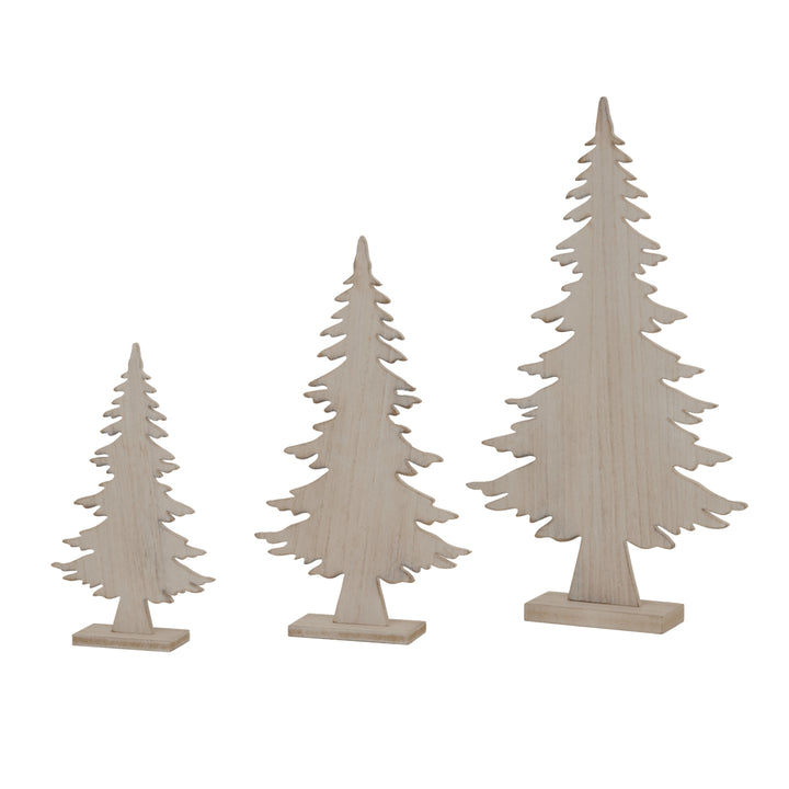 Natural Rustic Tree On Stand Decorative Tabletop Home Accent Ornament for Living Room