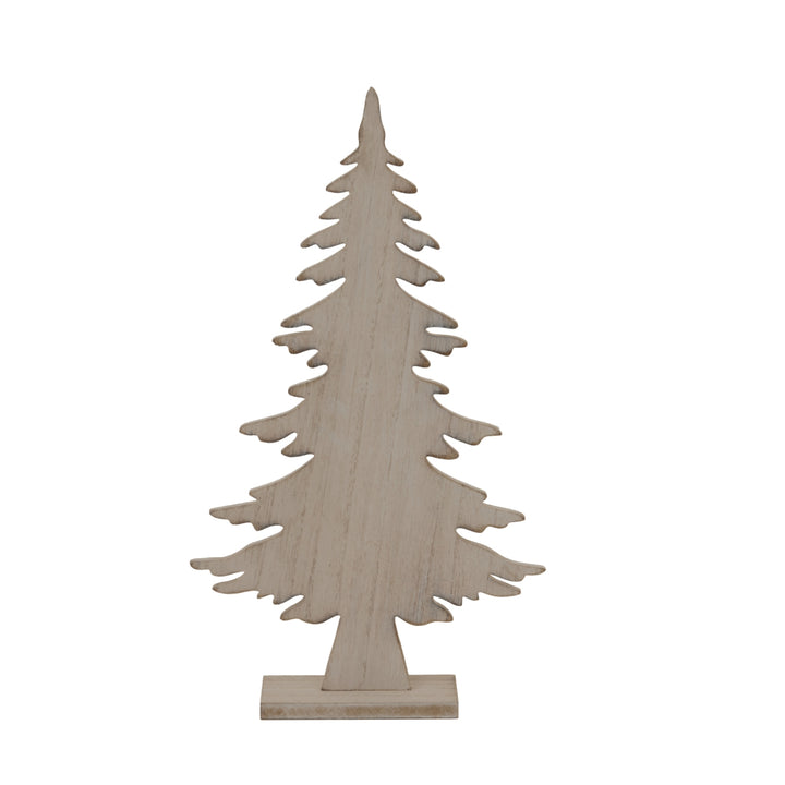 Natural Rustic Tree On Stand Decorative Tabletop Home Accent Ornament for Living Room