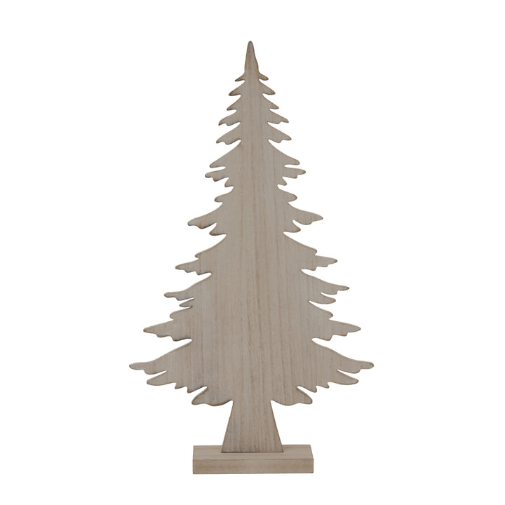 Natural Rustic Tree On Stand Decorative Tabletop Home Accent Ornament for Living Room