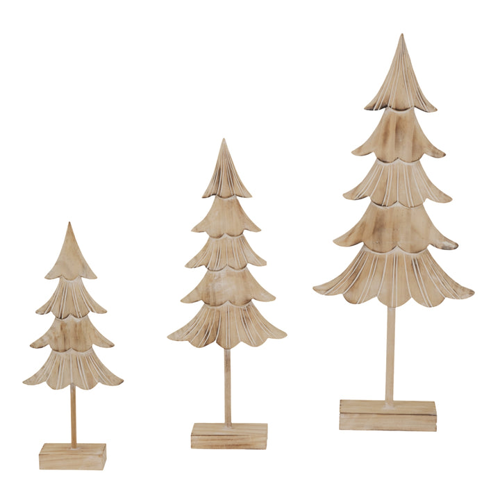 Large Rustic Fir Tree On Stand