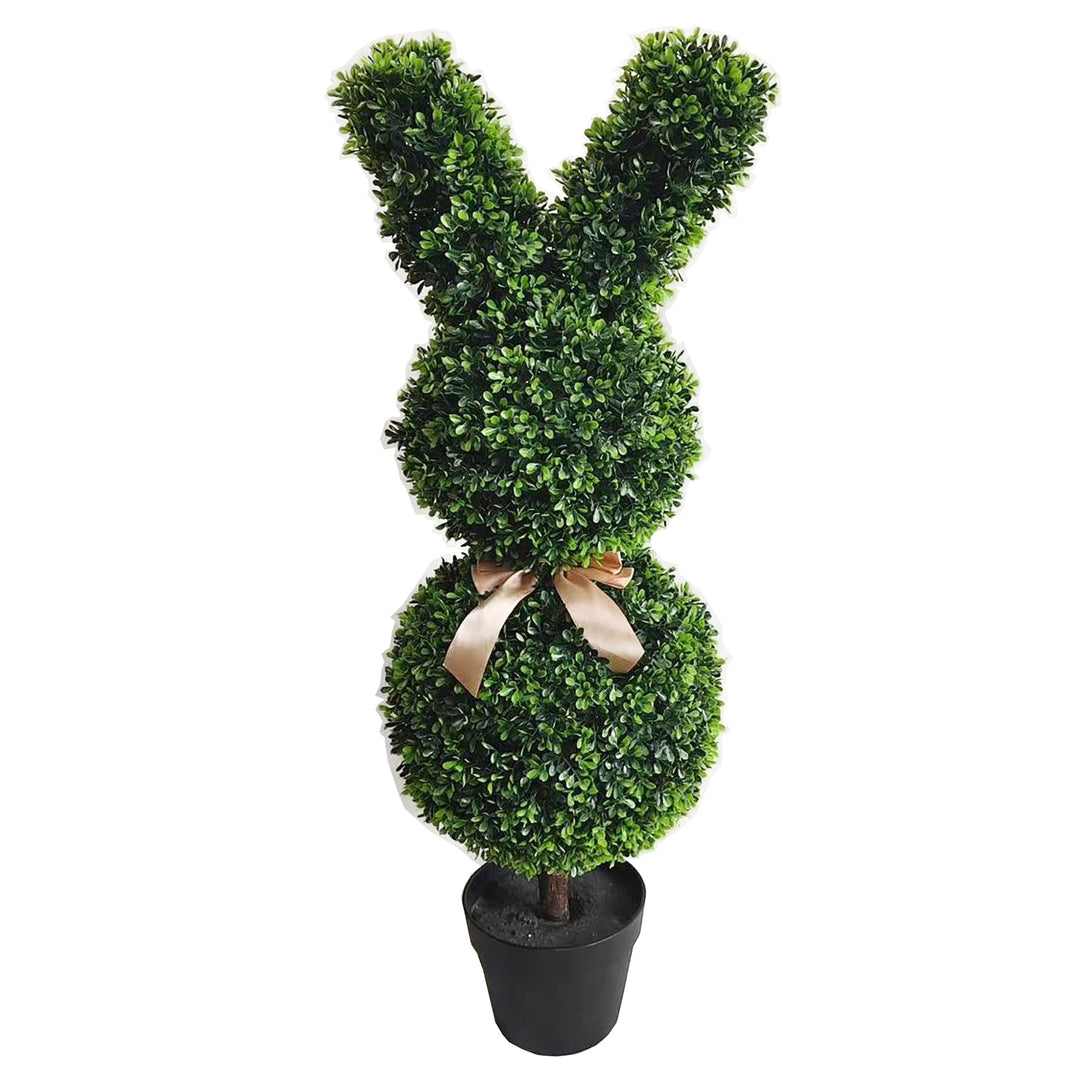 Artificial Green Bunny Tree GREEN PLASTIC - TidySpaces