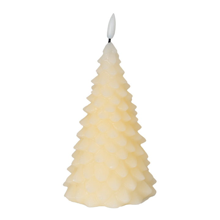 Luxe Collection Natural Glow Tree LED Wax Candle Decorative Battery-Operated Home Accent