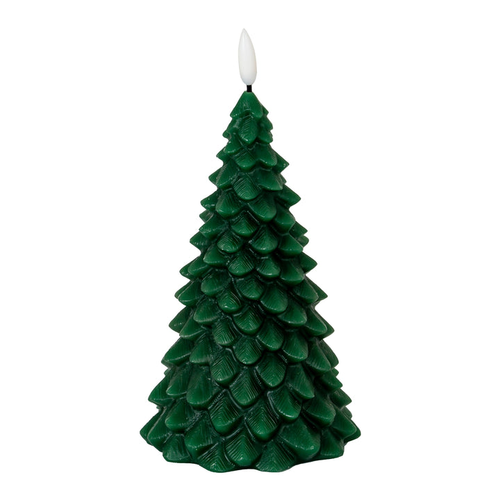 Luxe Collection Natural Glow Tree LED Wax Candle Decorative Battery-Operated Home Accent