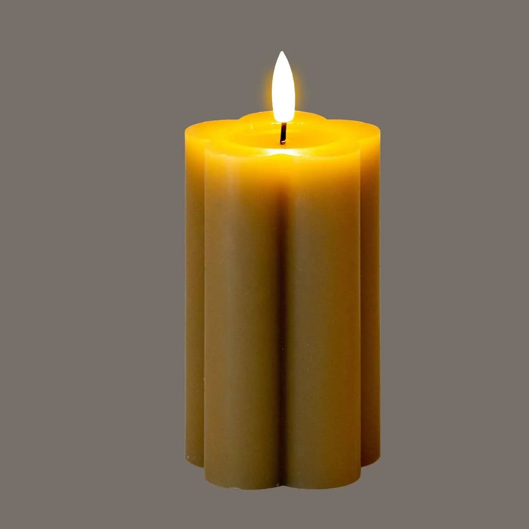 Luxe Collection Natural Glow 2.75x5 Stone LED Candle
