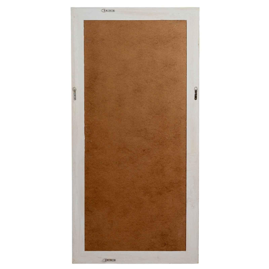 Washed Wood Large Framed Mirror