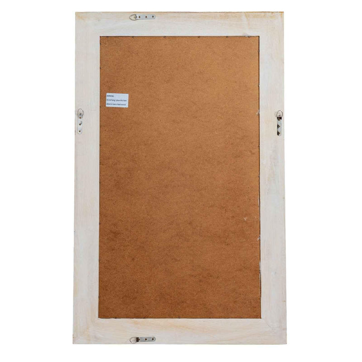 Washed Wood Medium Framed Mirror