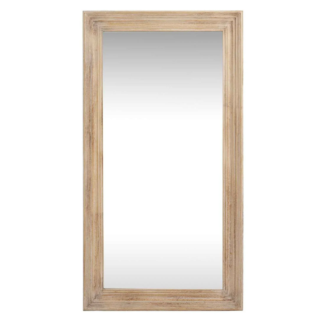 Washed Wood Framed Mirror