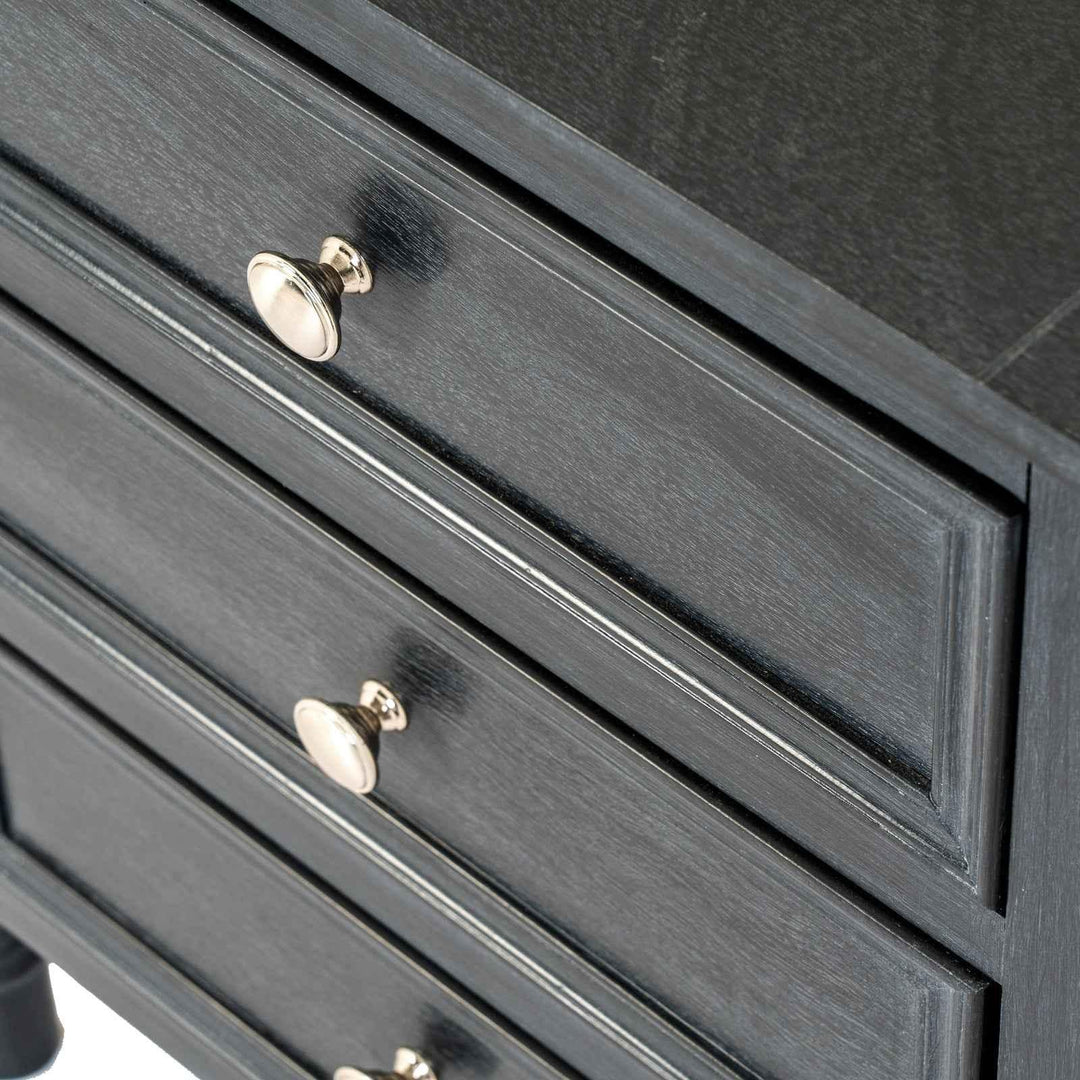 Contour Collection 3 Drawer Side Table