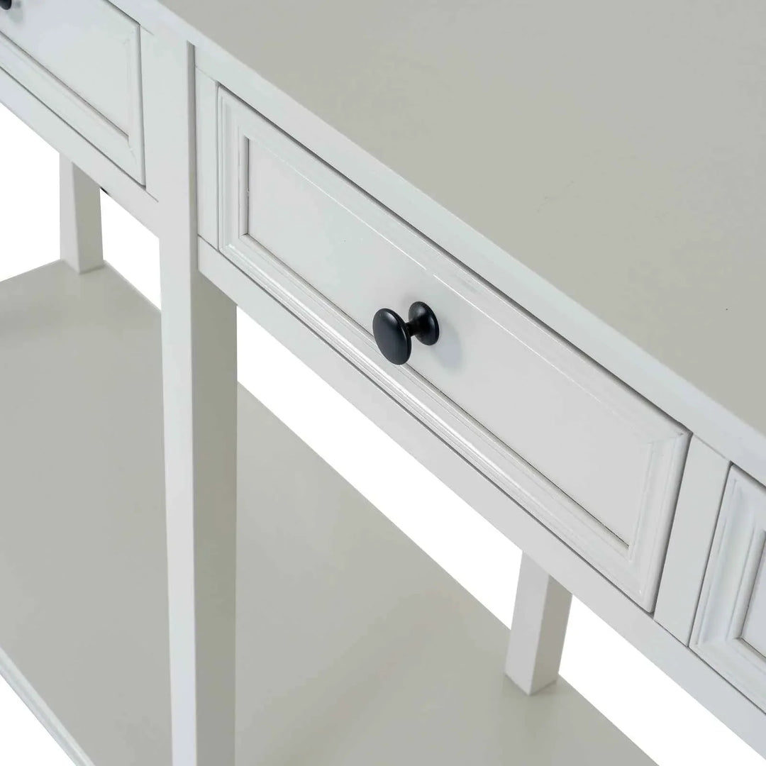Belmont Collection 4 Drawer Console