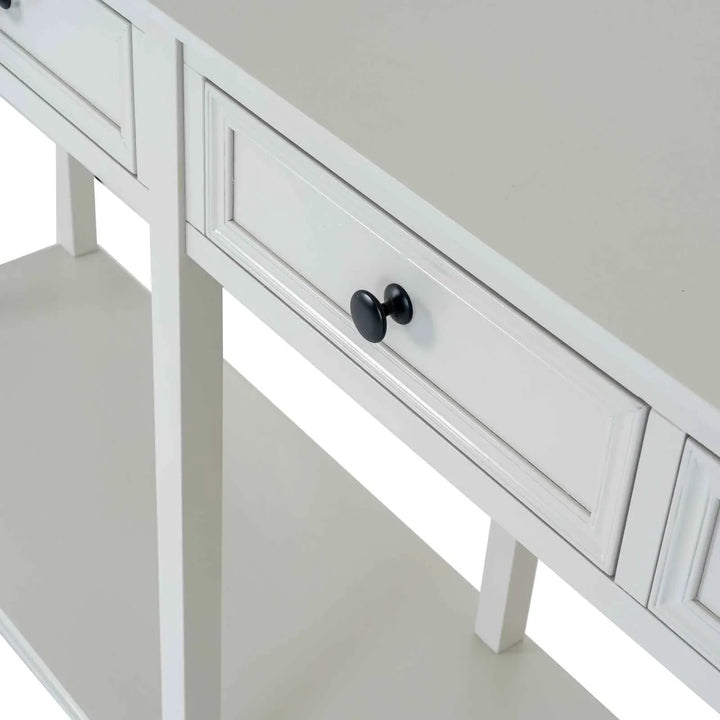 Belmont Collection 4 Drawer Console