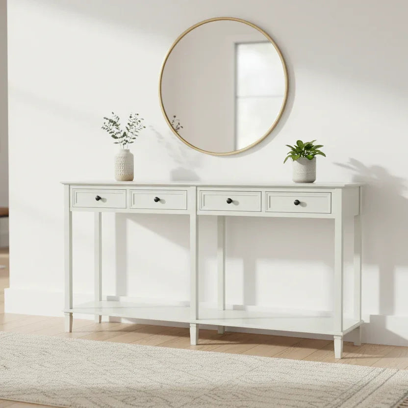 Belmont Collection 4 Drawer Console - TidySpaces