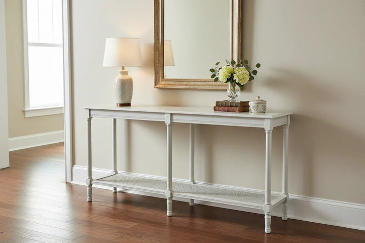 Belmont Rattan Collection Large Console - TidySpaces