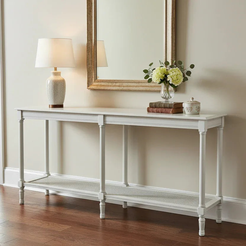 Belmont Rattan Collection Large Console - TidySpaces