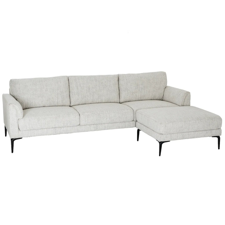 Zephra Three Seater Sofa With Footstool - TidySpaces