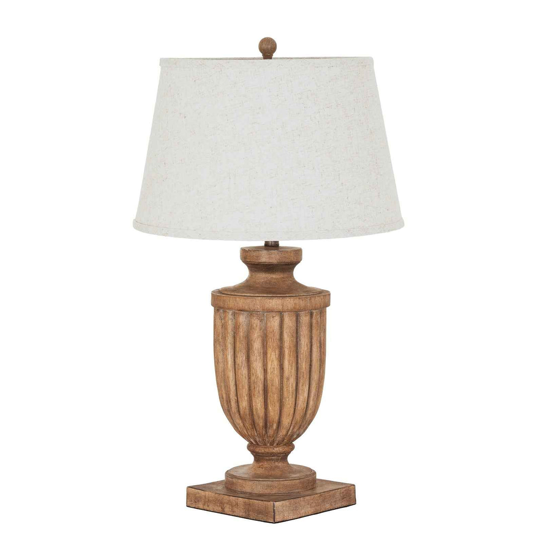 Tassora Table Lamp With Edged Linen Shade
