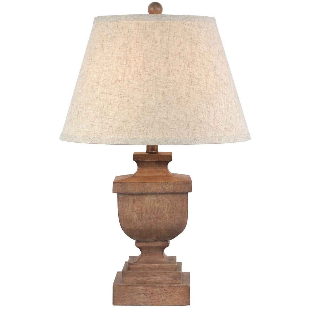 Ravelle Table Lamp With Edged Linen Shade