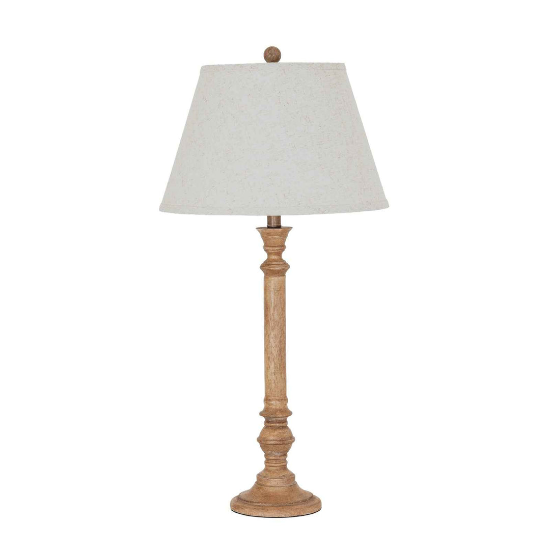Solenne Table Lamp With Edged Linen Shade