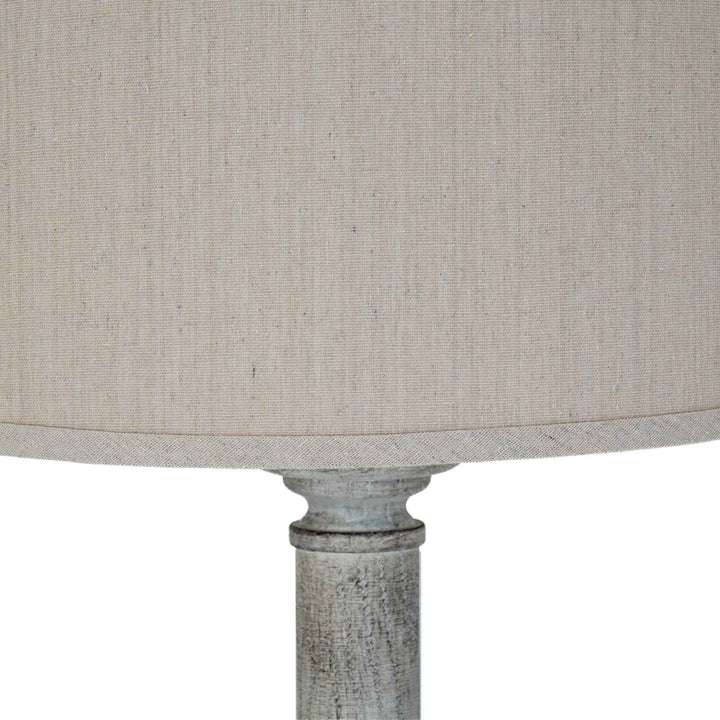 Stella Floor Lamp With Linen Shade