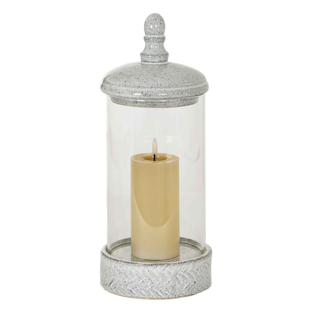 Sona Medium Hurricane Lantern With Lid