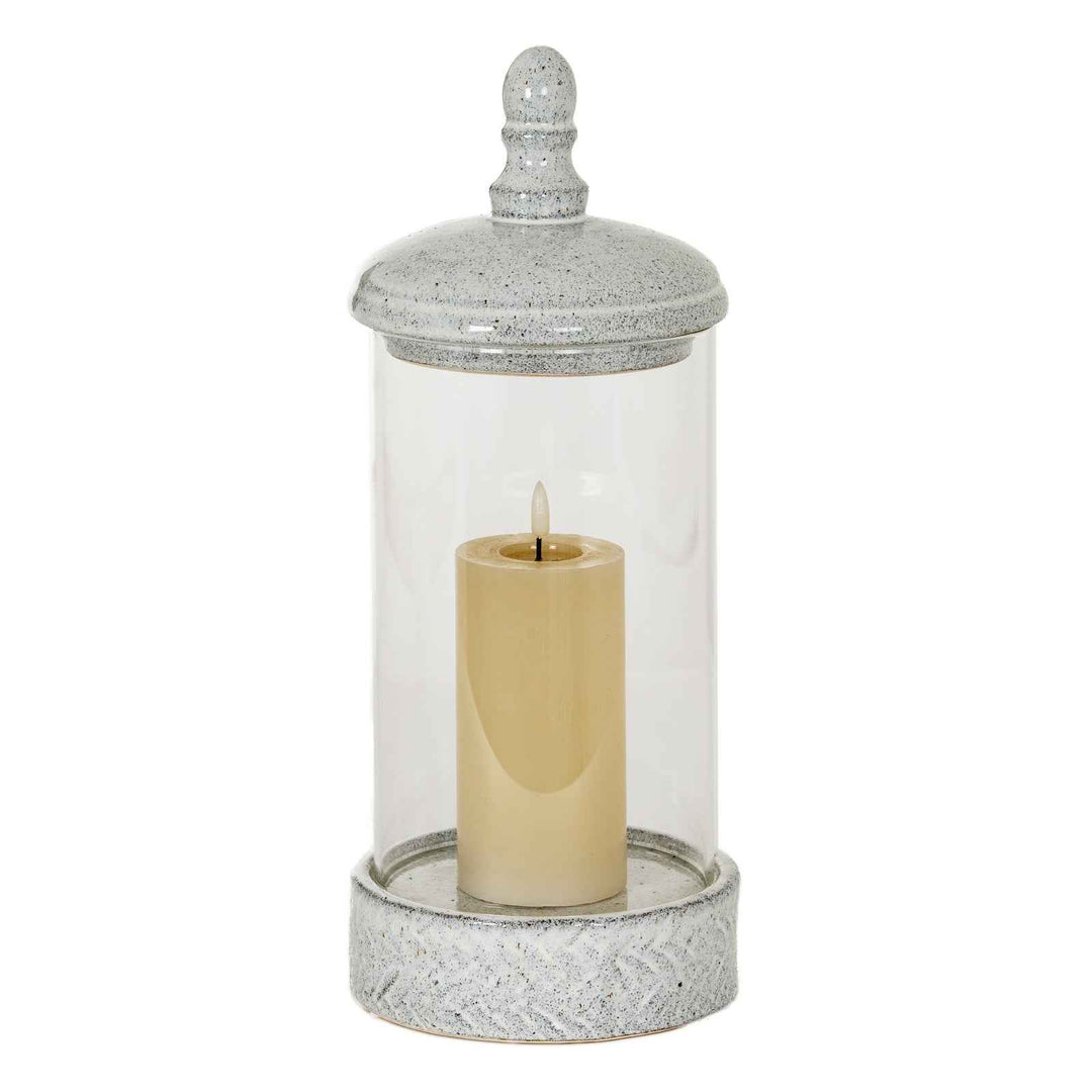 Sona Medium Hurricane Lantern With Lid