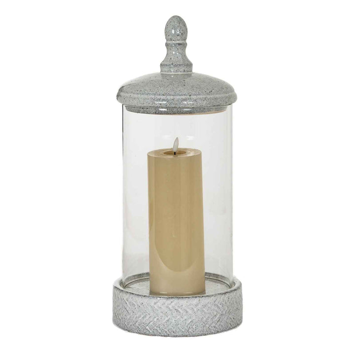 Sona Large Hurricane Lantern With Lid