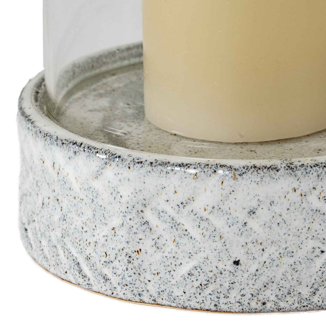 Sona Large Hurricane Lantern With Lid