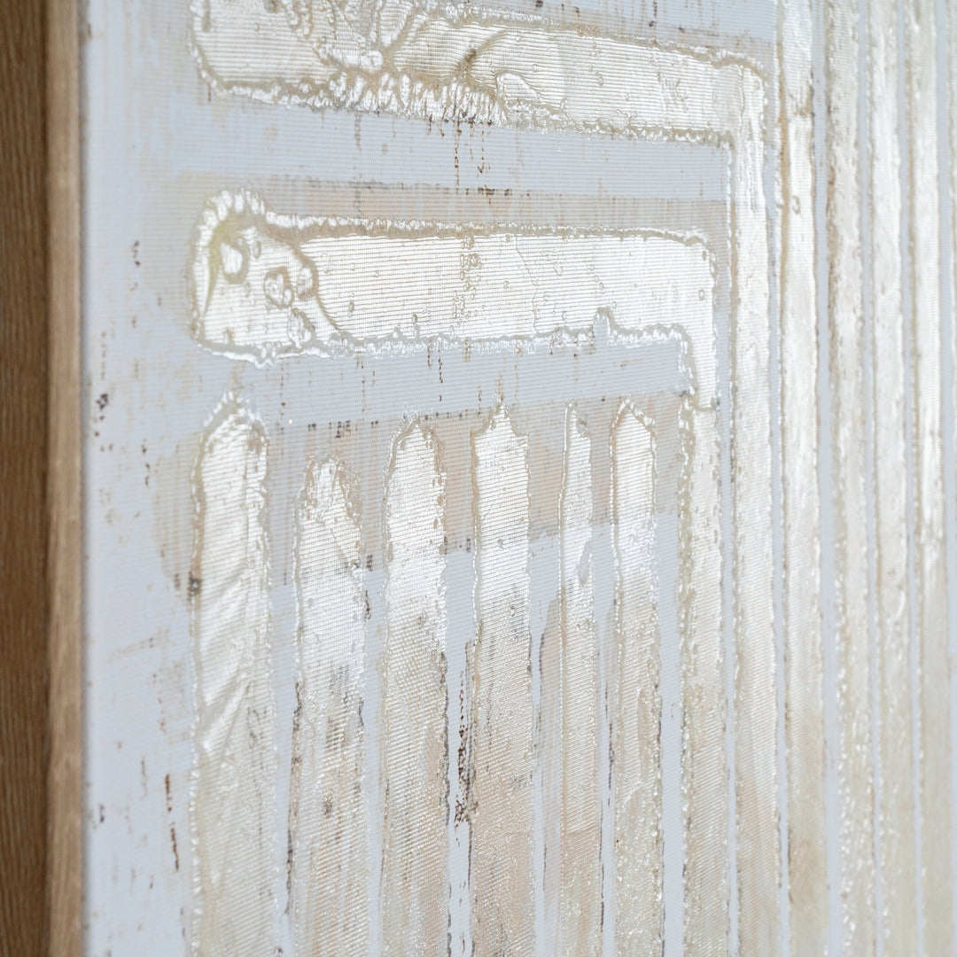 Tellura Hand Painted Canvas In Frame