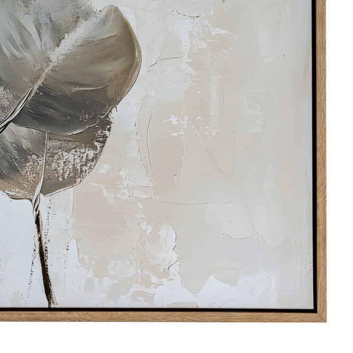 Silvra Hand Painted Canvas In Frame