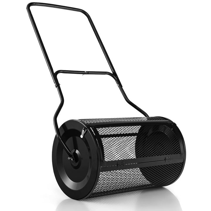 27 Inch Compost Spreader with Upgrade U shaped Handle