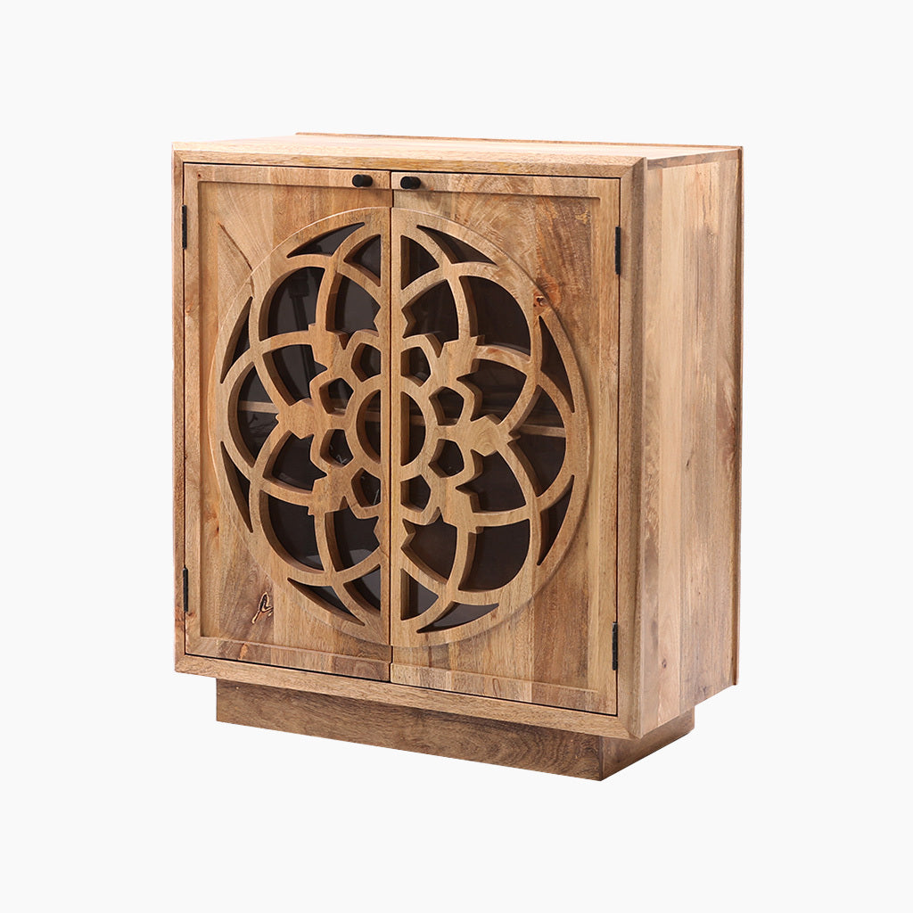 Flower Of Life Two Door Cabinet - TidySpaces