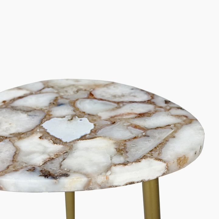 Amara Pearl Agate End Table