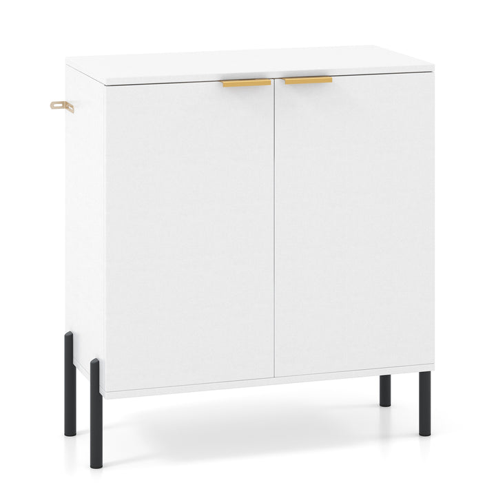 2-Door Modern Cupboard Buffet Cabinet-White