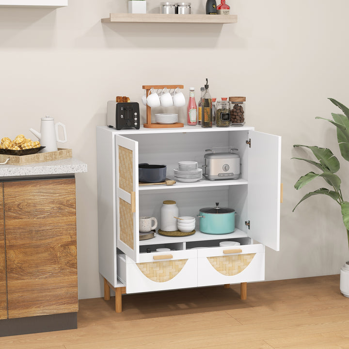 2 Door Sideboard Buffet Cabinet Accent Floor Storage Cabinet - TidySpaces