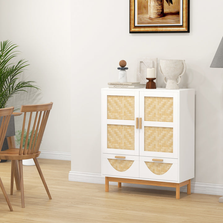 2 Door Sideboard Buffet Cabinet Accent Floor Storage Cabinet - TidySpaces