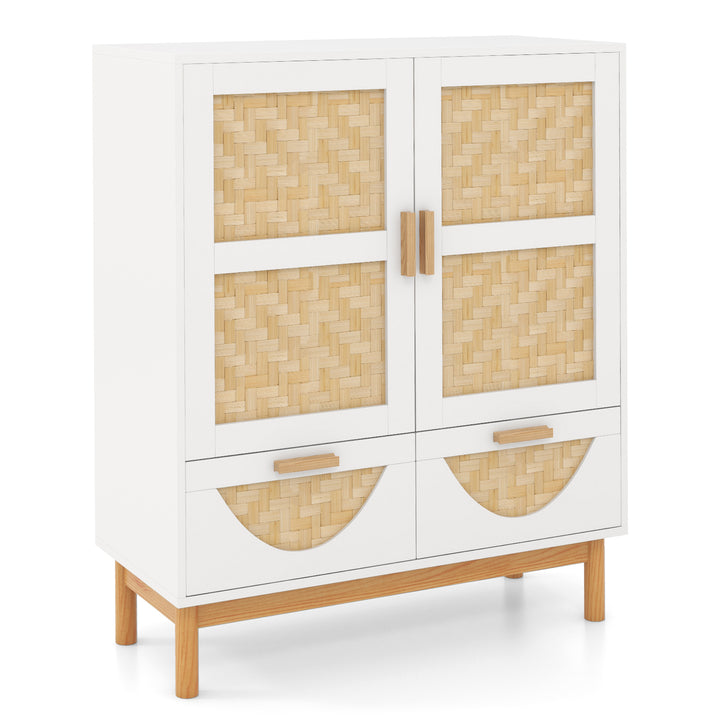 2 Door Sideboard Buffet Cabinet Accent Floor Storage Cabinet - TidySpaces