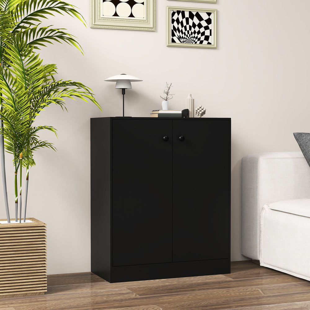 2 Door Storage Cabinet with 3 Shelves - TidySpaces