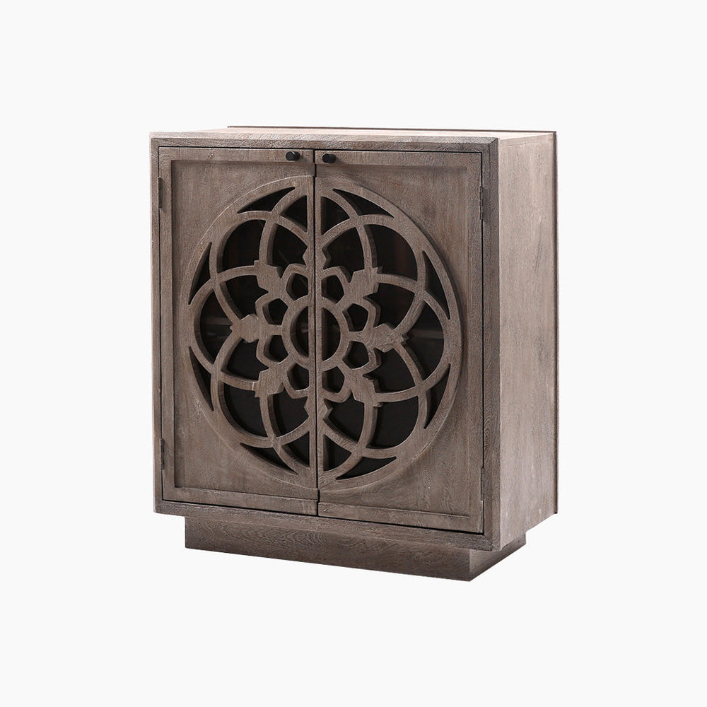 Flower Of Life Two Door Cabinet - TidySpaces