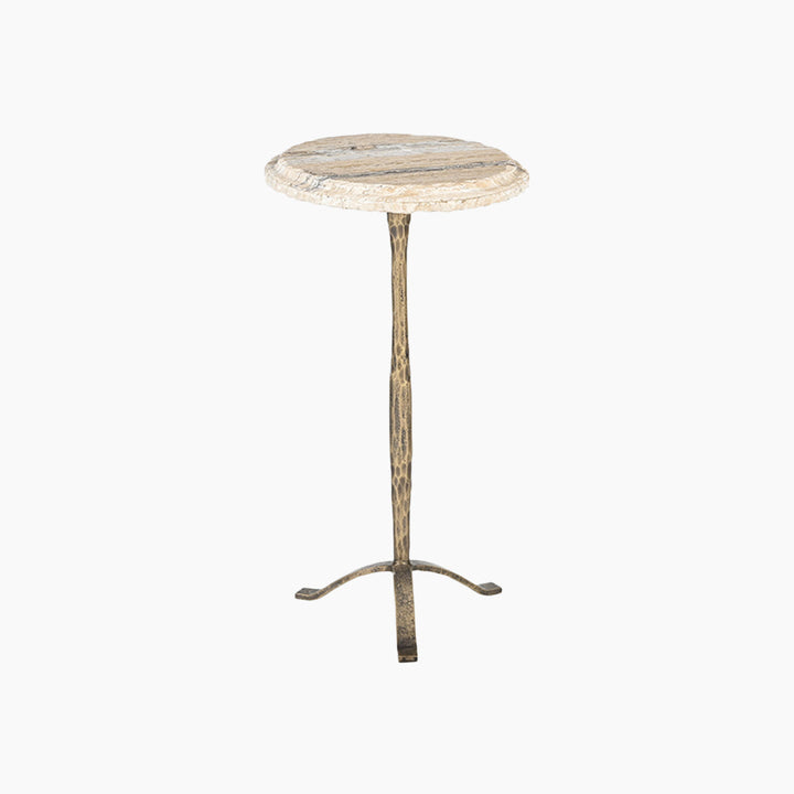 Karri Italian Marble Set of 2 Top End Table