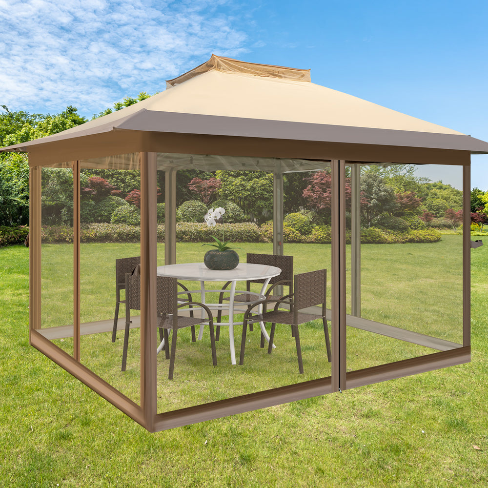 Pop up Gazebo with Vented Top and Portable Canopy Shelter - TidySpaces