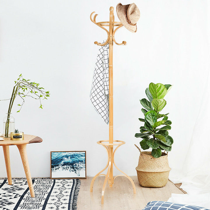 Wooden Coat and Hat Stand - TidySpaces