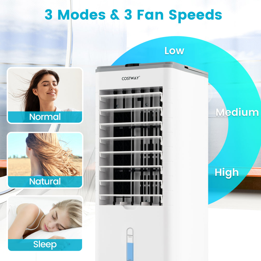 3 Speed Evaporative Air Cooler with Sleep Mode and 3 Wind Mode