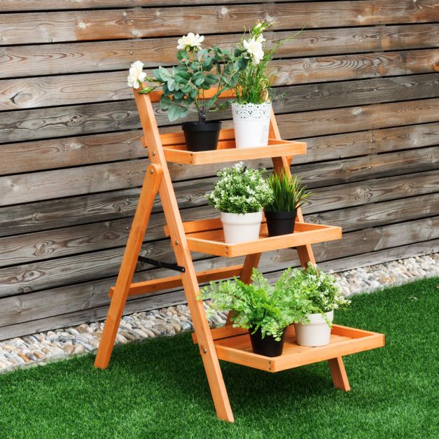 3-Tier Plant Stand Flower Rack Bonsai Pot Shelf