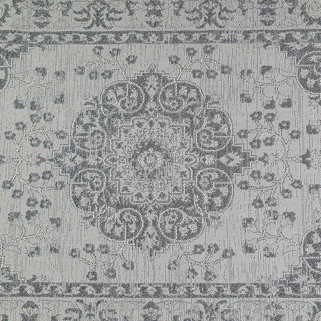 Cotton Rug Grey Oriental