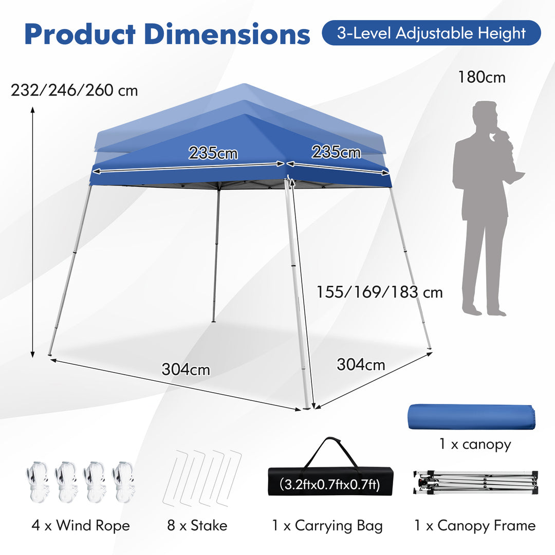 3 x 3M Pop up Gazebo with Carrying Bag - TidySpaces