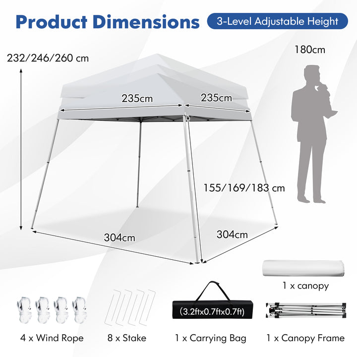 3 x 3M Pop up Gazebo with Carrying Bag - TidySpaces