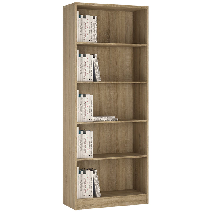 4 You Tall Wide Bookcase in Sonoma Oak - TidySpaces