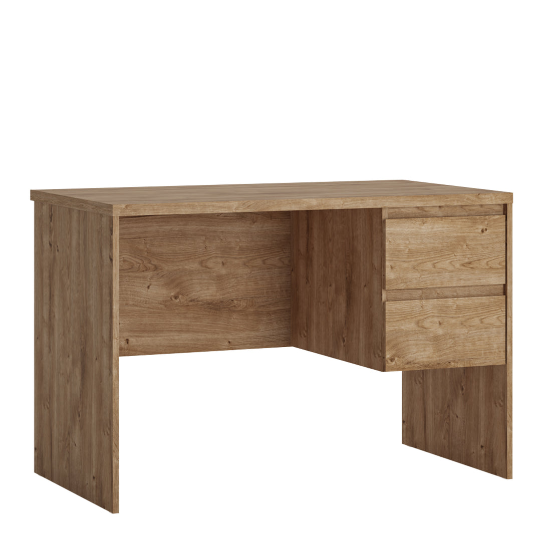 Fribo Desk 2 Drawer in Golden Ribbeck Oak - TidySpaces
