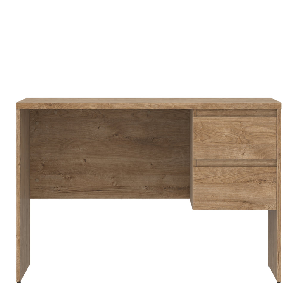 Fribo Desk 2 Drawer in Golden Ribbeck Oak - TidySpaces